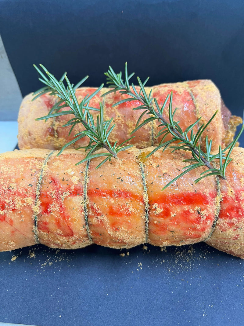 Rosemary& Mint Boned and rolled lamb loin roast
