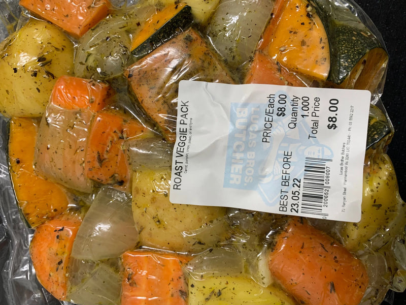 Roast veggie pack