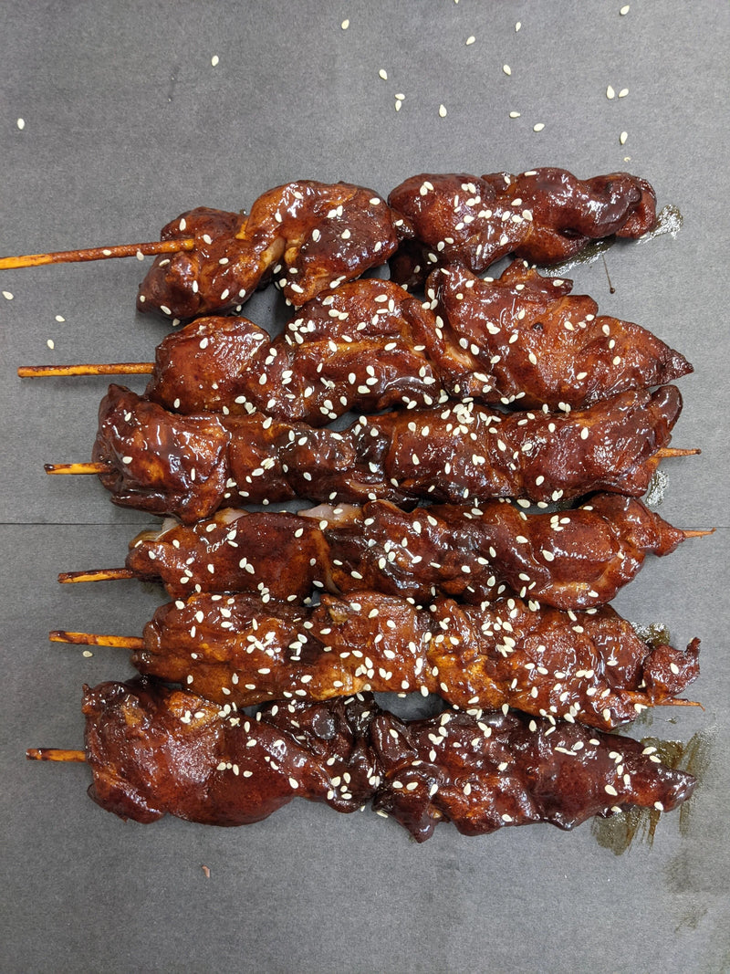Honey Soy Chicken Kebabs