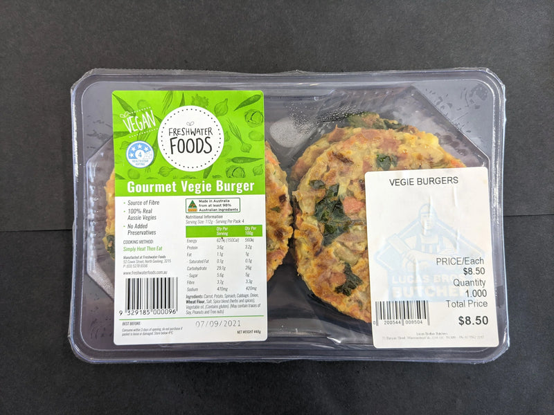 Veggie burgers
